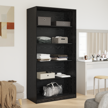 vidaXL Ντουλάπι Μαύρη Οξυά 100x50x200cm Επεξεργασμένο Ξύλο
