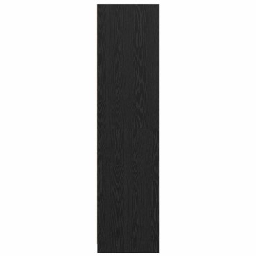 vidaXL Ντουλάπι Μαύρη Οξυά 80x50x200cm Επεξεργασμένο Ξύλο