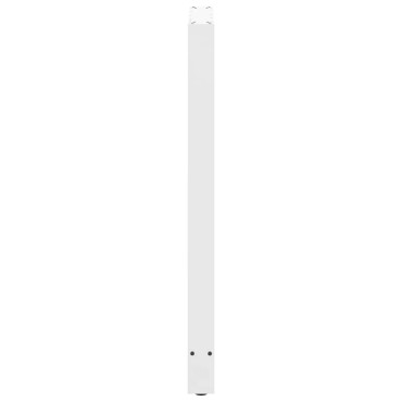 vidaXL Πόδια Τραπεζιού Μπαρ 2 τεμ. Λευκά 60x (110-111)cm Ατσάλι