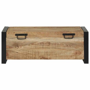 vidaXL Αποθηκευτικές Κάσες Καφέ 80x30x30cm Μασίφ ξύλο μάνγκο