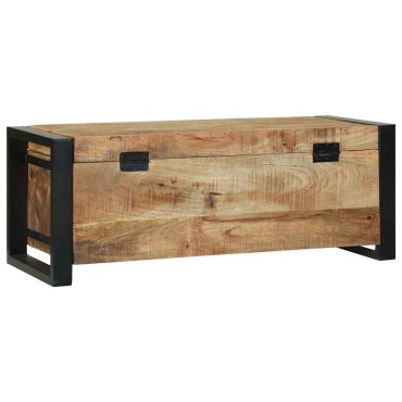 vidaXL Αποθηκευτικές Κάσες Καφέ 80x30x30cm Μασίφ ξύλο μάνγκο