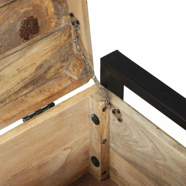 vidaXL Αποθηκευτικές Κάσες Καφέ 80x30x30cm Μασίφ ξύλο μάνγκο