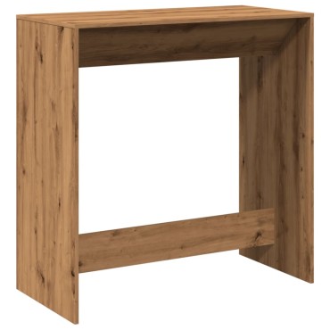 vidaXL Τραπέζι Μπαρ Αρτισιανή Δρυς 102x50x103,5cm Επεξ. Ξύλο 1 τεμ.