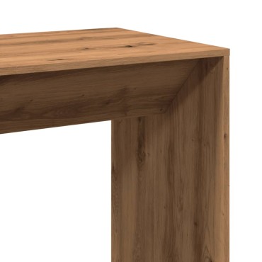 vidaXL Τραπέζι Μπαρ Αρτισιανή Δρυς 102x50x103,5cm Επεξ. Ξύλο 1 τεμ.