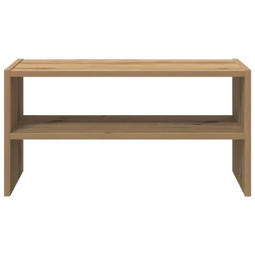 vidaXL Ράφι παπουτσιών στοιβαζόμενο Artisan Oak 60x30x30,5cm