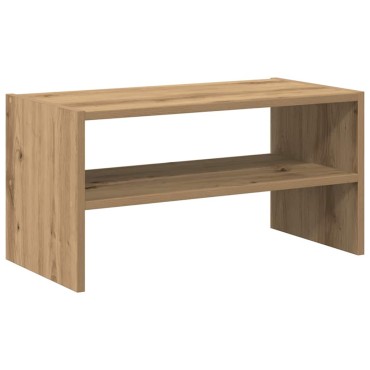 vidaXL Ράφι παπουτσιών στοιβαζόμενο Artisan Oak 60x30x30,5cm