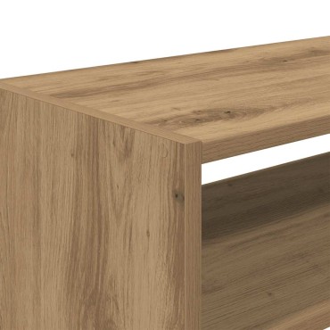 vidaXL Ράφι παπουτσιών στοιβαζόμενο Artisan Oak 60x30x30,5cm