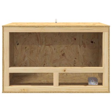 vidaXL Terrarium Καφέ 80 x 50 x 50 εκ OSB