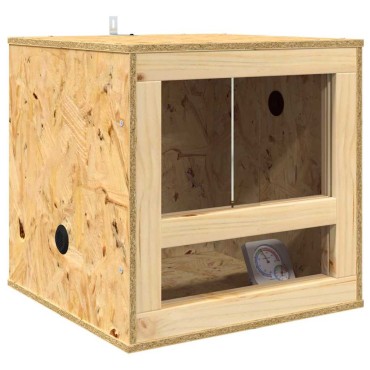 vidaXL Terrarium Καφέ 100 x 50 x 50 cm OSB