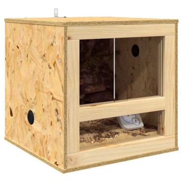 vidaXL Terrarium Καφέ 100 x 50 x 50 cm OSB