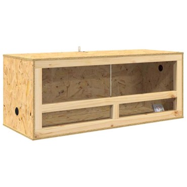 vidaXL Terrarium Καφέ 100 x 40 x 40 cm OSB