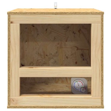 vidaXL Terrarium Καφέ 40 x 40 x 40 cm OSB