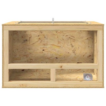 vidaXL Terrarium Καφέ 80 x 50 x 50 εκ OSB