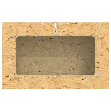 vidaXL Terrarium Καφέ 80 x 50 x 50 εκ OSB