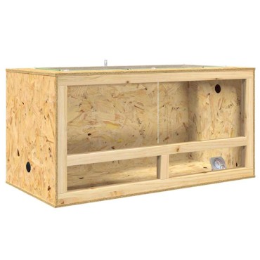 vidaXL Terrarium Καφέ 100 x 50 x 50 cm OSB