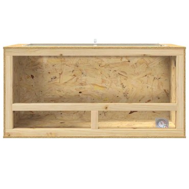 vidaXL Terrarium Καφέ 100 x 50 x 50 cm OSB