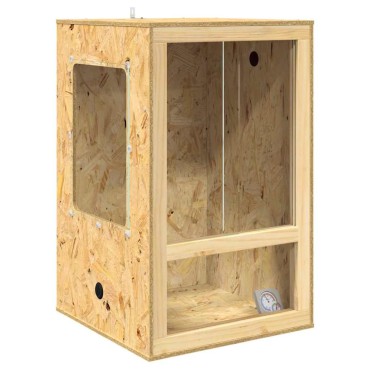 vidaXL Terrarium Καφέ 50 x 50 x 80 cm OSB