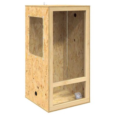 vidaXL Terrarium Καφέ 50 x 50 x 100 cm OSB