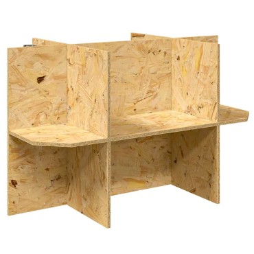 vidaXL Βάση Terrarium Καφέ 80 x 50 x 50 εκ OSB