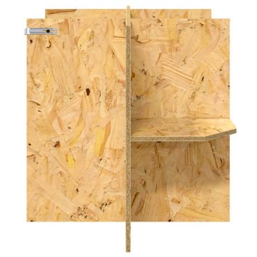vidaXL Βάση Terrarium Καφέ 80 x 50 x 50 εκ OSB