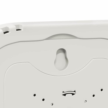 vidaXL Θερμουγρόμετρο Λευκό 7,5 x 7,5 x 1,2 εκ. ABS