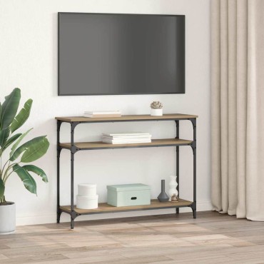 vidaXL Τραπέζι κονσόλας Artisan Oak 100x29x75cm 1 τεμ.