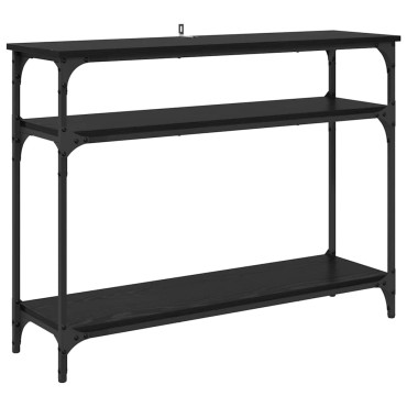 vidaXL Τραπέζι κονσόλας Μαύρη Οξυά 100x29x75cm 1 τεμ.
