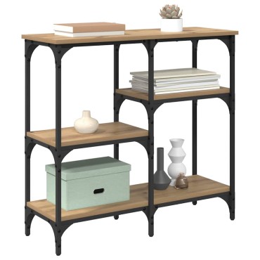 vidaXL Τραπέζι κονσόλας Artisan Oak 80x29x75cm Επεξεργασμένο Ξύλο 1 τεμ.
