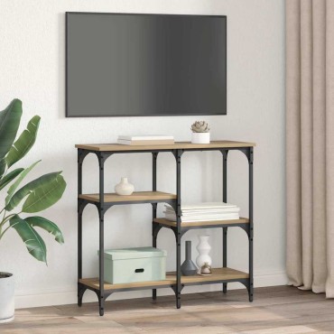 vidaXL Τραπέζι κονσόλας Artisan Oak 80x29x75cm Επεξεργασμένο Ξύλο 1 τεμ.
