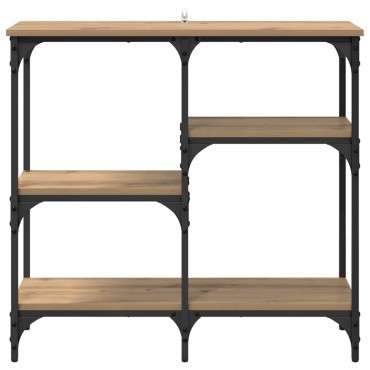 vidaXL Τραπέζι κονσόλας Artisan Oak 80x29x75cm Επεξεργασμένο Ξύλο 1 τεμ.