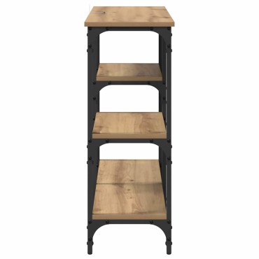 vidaXL Τραπέζι κονσόλας Artisan Oak 80x29x75cm Επεξεργασμένο Ξύλο 1 τεμ.