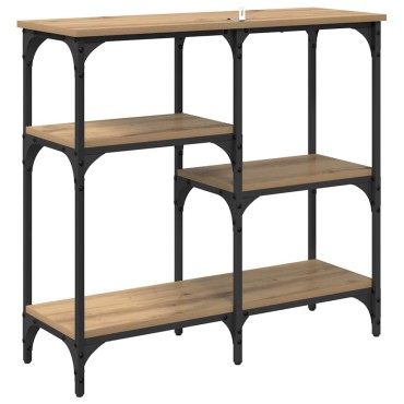 vidaXL Τραπέζι κονσόλας Artisan Oak 80x29x75cm Επεξεργασμένο Ξύλο 1 τεμ.