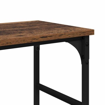 vidaXL Τραπέζι κονσόλας Παλιό ξύλο 150x29x76,5 εκ 1 τεμ.