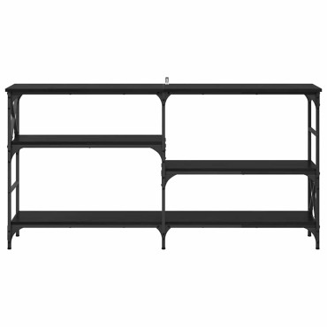 vidaXL Τραπέζι κονσόλας Μαύρη Οξυά 150x29x76,5 εκ 1 τεμ.