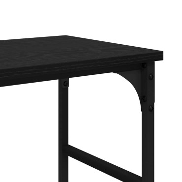 vidaXL Τραπέζι κονσόλας Μαύρη Οξυά 150x29x76,5 εκ 1 τεμ.