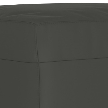 vidaXL Πάγκος Σκούρο Γκρι 100x35x41cm από Ύφασμα Μικροϊνών 1 τεμ.