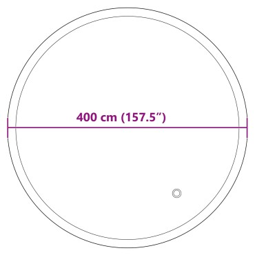 vidaXL Χειμερινό Μαξιλάρι Πισίνας Μπλε Ø 310 x 180 εκ PVC