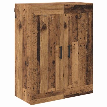 vidaXL Highboard 2 τεμ. Παλιό Ξύλο 69,5x34x180cm