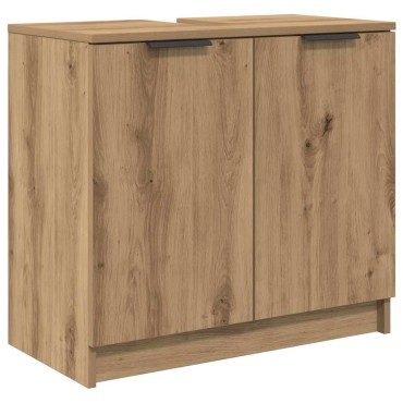 vidaXL Σετ Ντουλαπιών Μπάνιου 2 τμχ. Artisan Oak Επεξεργασμένο Ξύλο