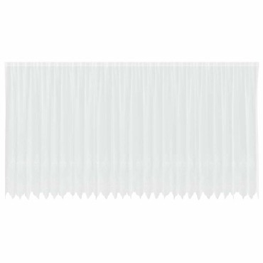 vidaXL Κουρτίνα Δαντέλας με κουρτίνες Λευκό 750x240cm Πολυεστέρας