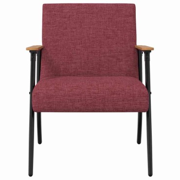 vidaXL Πολυθρόνα Κόκκινο ύφασμα 59x75x78cm 1 τεμ.