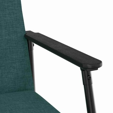 vidaXL Πολυθρόνα Σκούρο Πράσινο ύφασμα 59x75x78cm 1 τεμ.