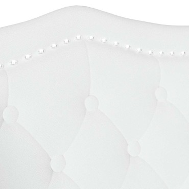 vidaXL Καναπές Chesterfield Λευκό 120,5x65x75cm Τεχνητό Δέρμα
