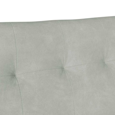 vidaXL Καναπές Chesterfield Ανοιχτό γκρι 112x65,5x75cm Βελούδο