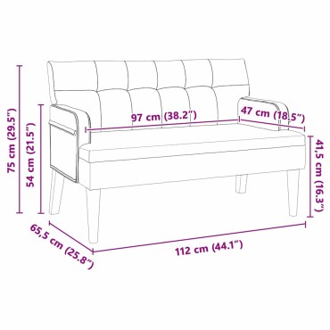 vidaXL Καναπές Chesterfield Ροζ 112x65,5x75cm Βελούδο