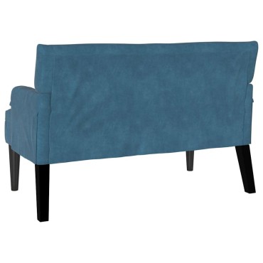 vidaXL Καναπές Chesterfield Μπλε 112x65,5x75cm Βελούδο
