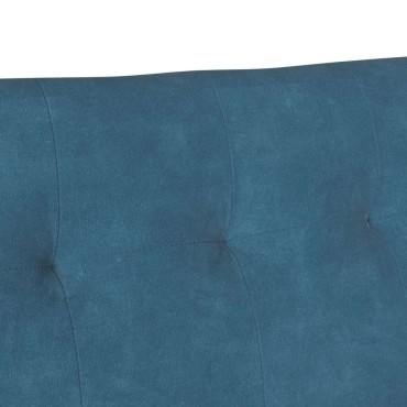 vidaXL Καναπές Chesterfield Μπλε 112x65,5x75cm Βελούδο
