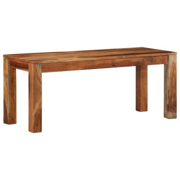 vidaXL Πάγκος Μασίφ Ξύλο Ακακία 110x40x45cm 1 τεμ.