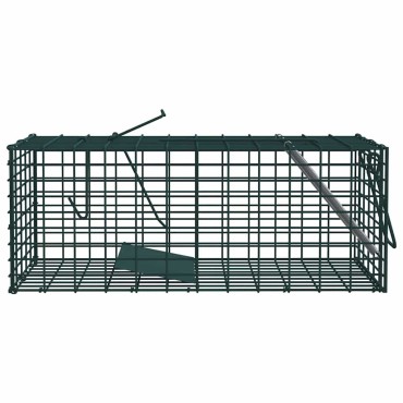 vidaXL Παγίδα Ζώων Πράσινο 31 x 13 x 12 εκ. Ατσάλι