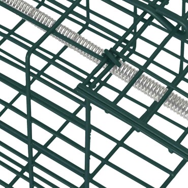 vidaXL Παγίδα Ζώων Πράσινο 31 x 13 x 12 εκ. Ατσάλι